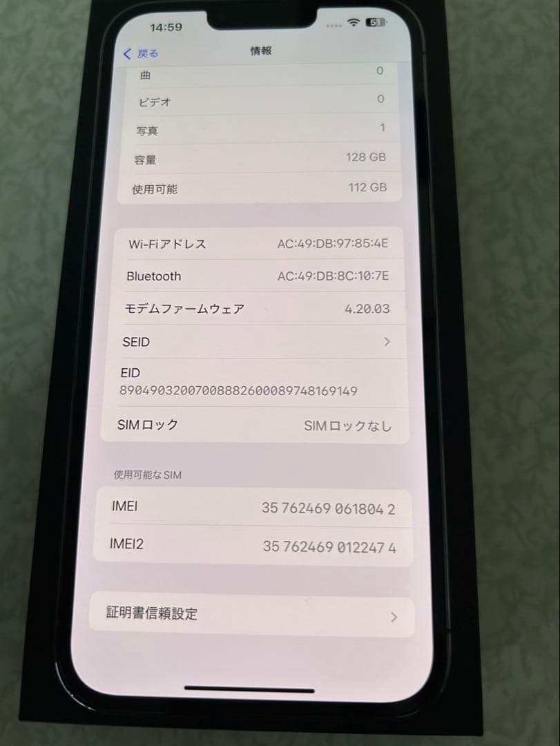 Apple iPhone 13promax水色 シエラブルー