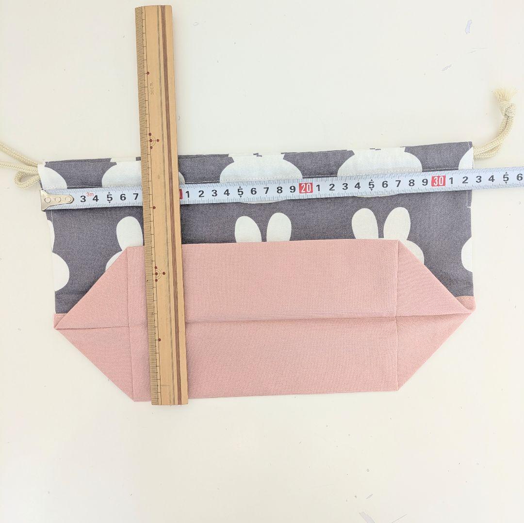 裏地キルティング大きめレッスンバッグ、体操着袋、大きめお弁当袋3点