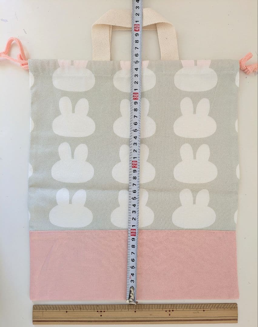 裏地キルティング大きめレッスンバッグ、体操着袋、大きめお弁当袋3点