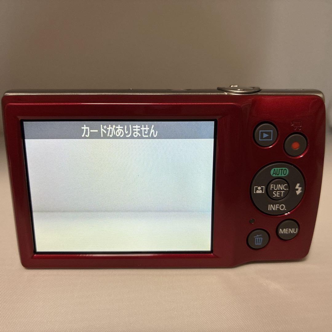 極美品　Canon IXY イクシー　180 コンパクトデジタルカメラ　レッド