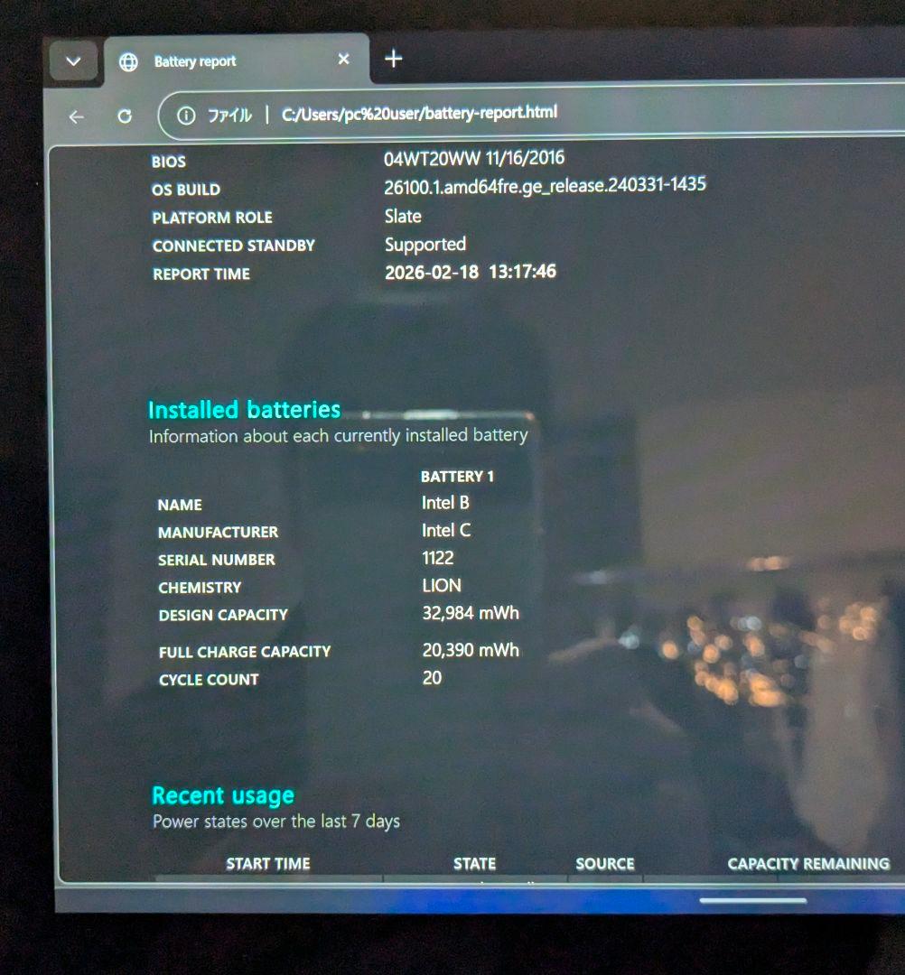 Lenovo　YOGABOOK ーX91L　64GB
