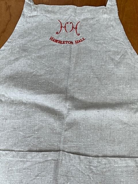 【未使用品】英国高級マナーハウス Hambleton Hall リネンエプロン