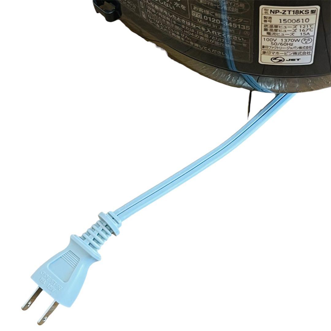 【ジャンク品/1升炊き】象印 圧力IH炊飯ジャー 極め炊き NP-ZT18KS