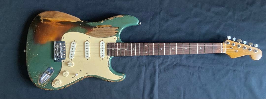 ギター #22 STtype All lacquer multi layer relic