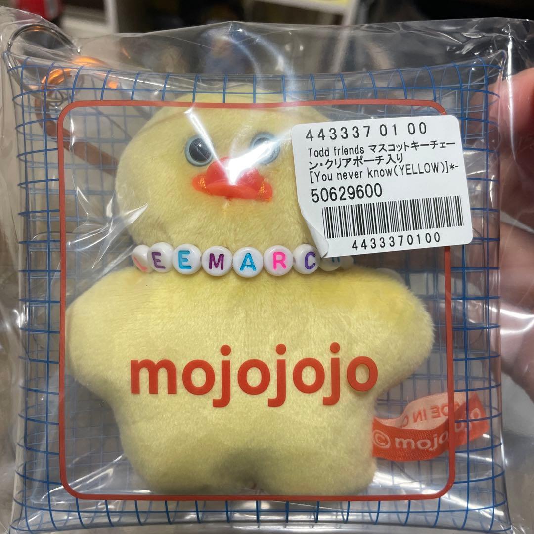 LEEマルシェ別注　mojojojoマスコットキーチェーンPINK&YELLOW