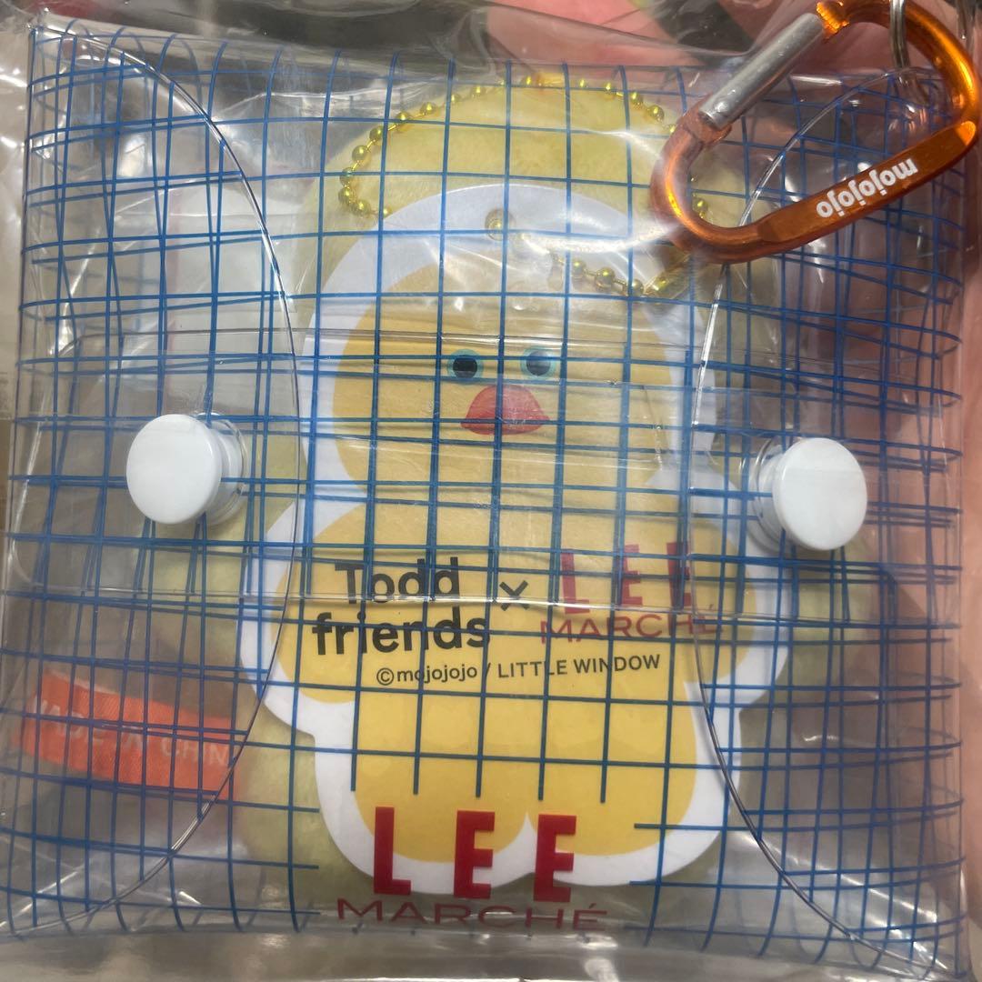 LEEマルシェ別注　mojojojoマスコットキーチェーンPINK&YELLOW