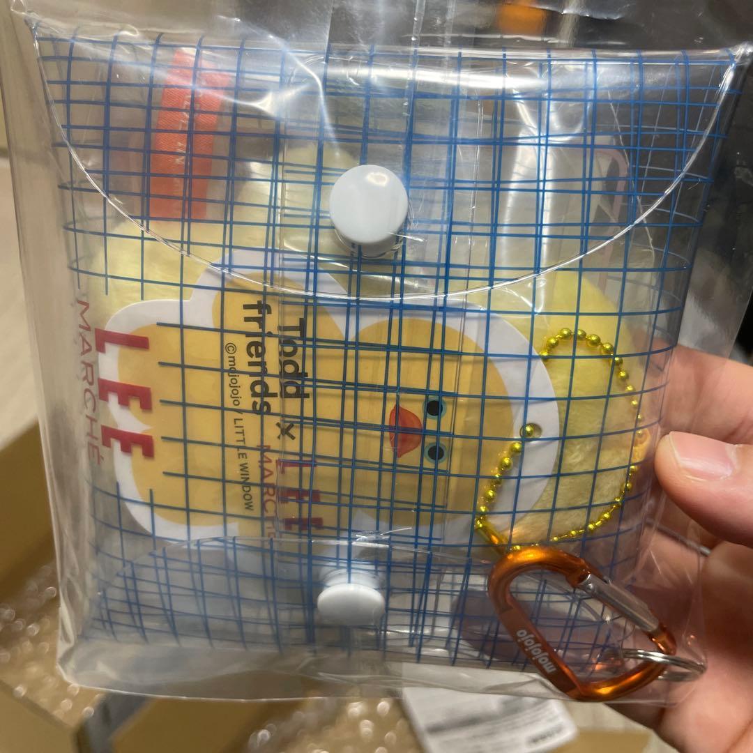 LEEマルシェ別注　mojojojoマスコットキーチェーンPINK&YELLOW