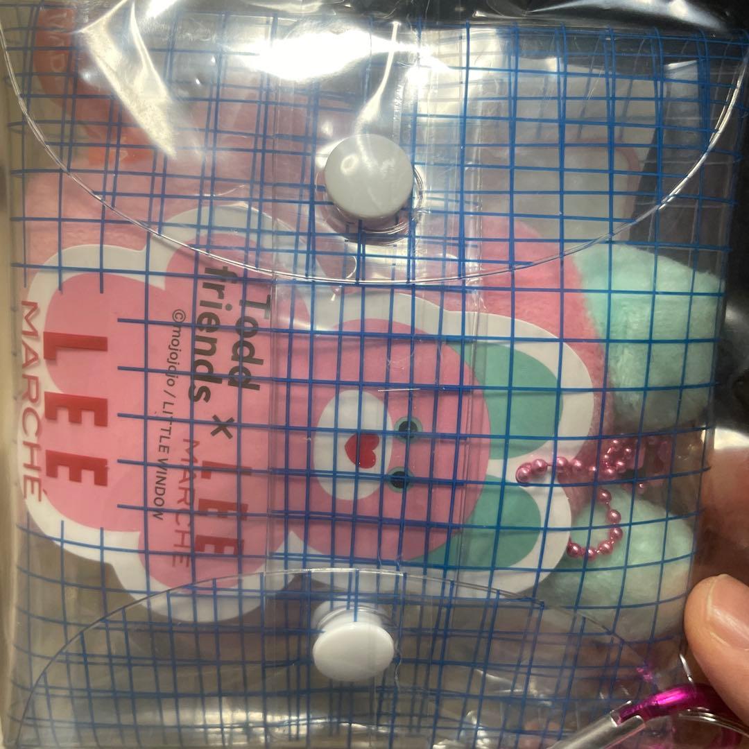 LEEマルシェ別注　mojojojoマスコットキーチェーンPINK&YELLOW