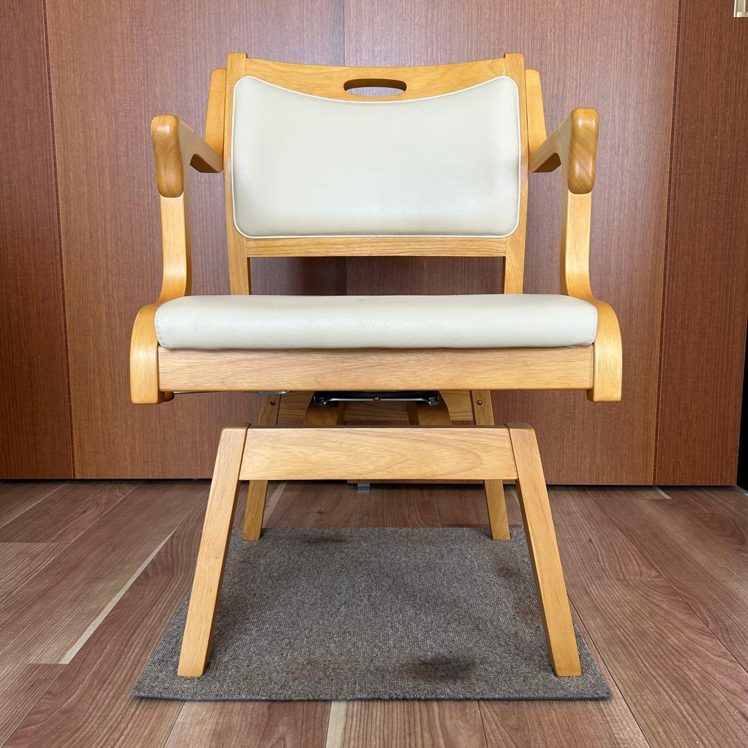 【美品・送料込み】貞苅椅子製作所 回転椅子 Care-111-RAC 介護椅子