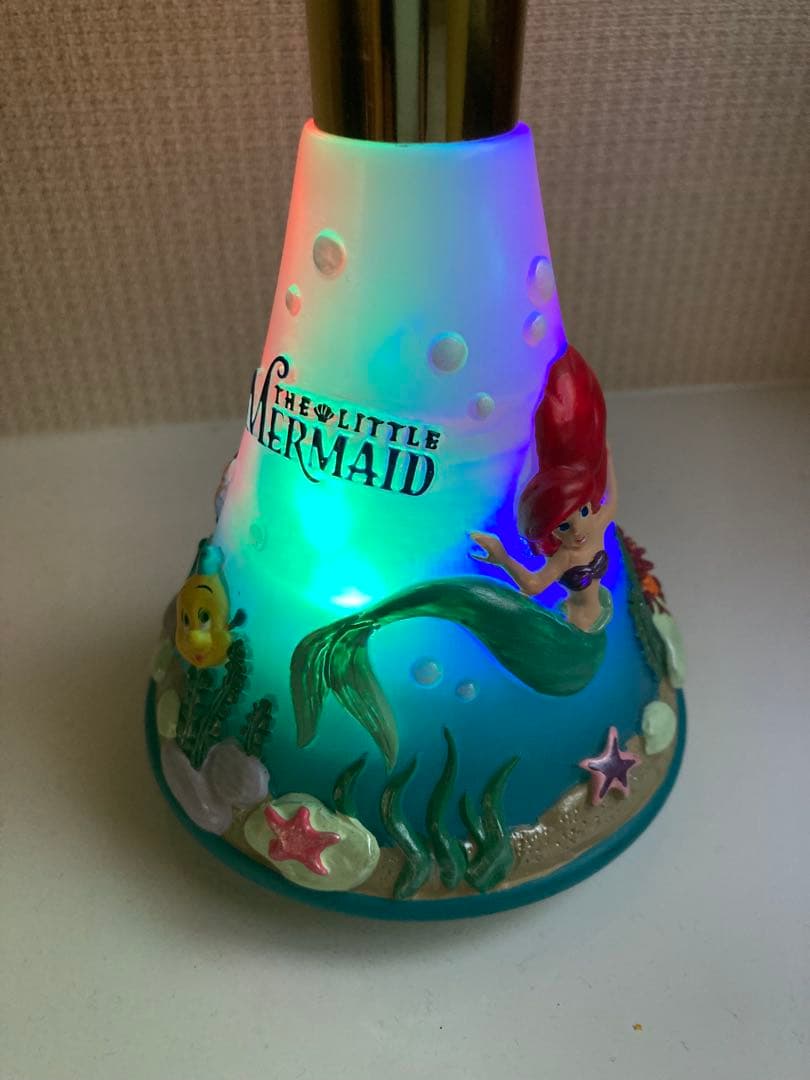 リトルマーメイド アリエル　オルゴール　万華鏡　LEDライト