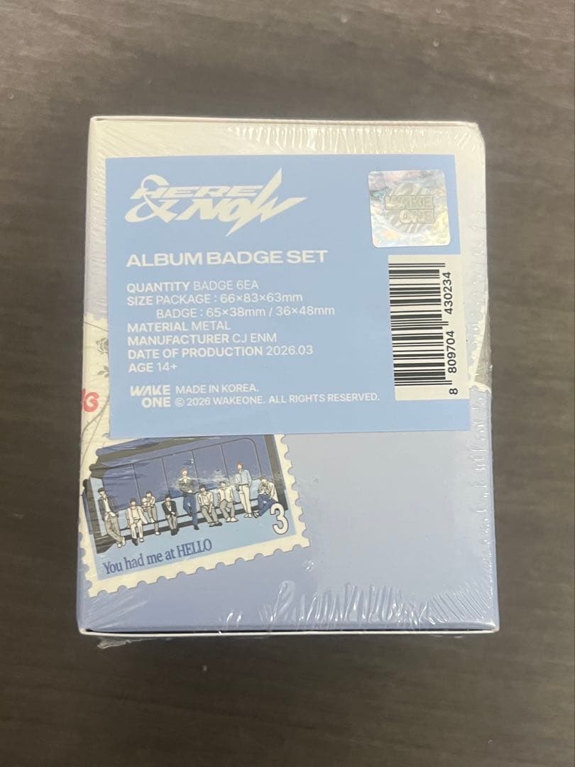 ゼベワン ソウルコン アンコン MD album badge set