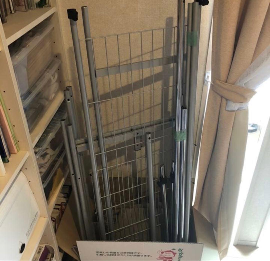 【美品定価2万円】山善ハンガーラックワードローブクローゼット埃カバー付き洋服収納