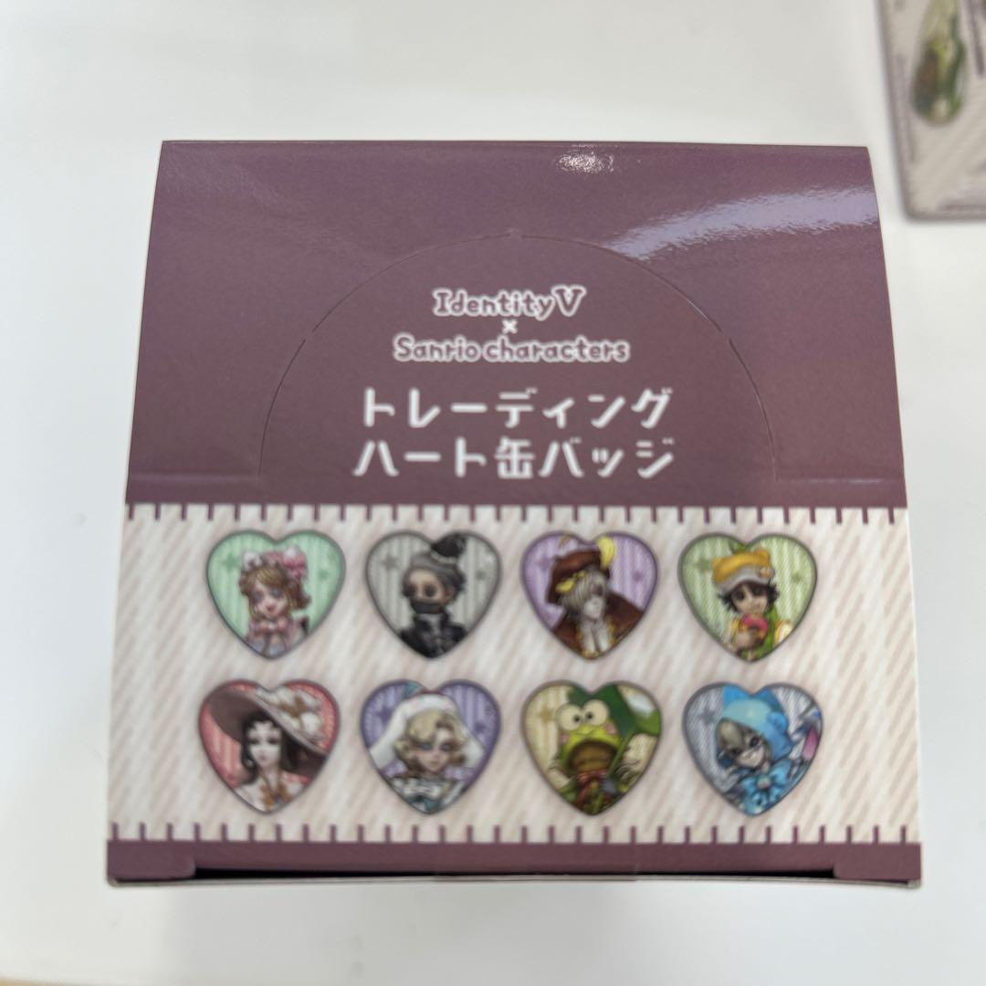 【新品未開封】第五人格×サンリオ ポラショット3箱、缶バッジ8箱