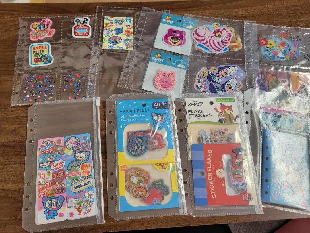 シール帳完成品 キャラクターシールセット