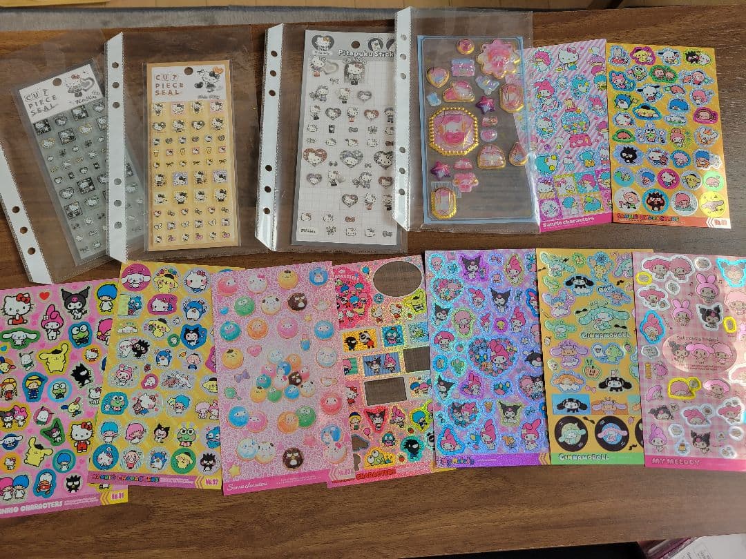 シール帳完成品 キャラクターシールセット
