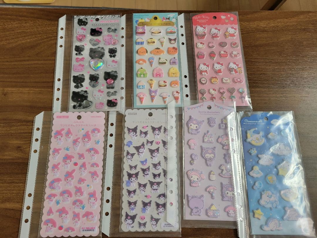 シール帳完成品 キャラクターシールセット