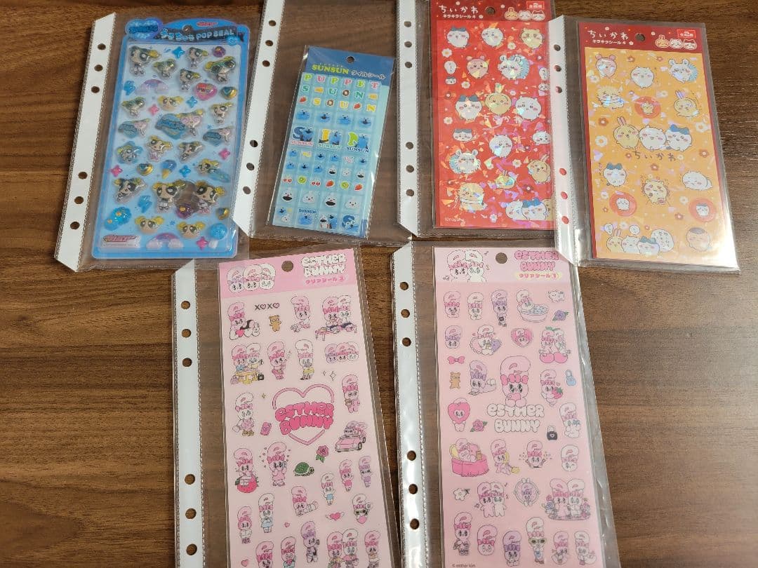 シール帳完成品 キャラクターシールセット