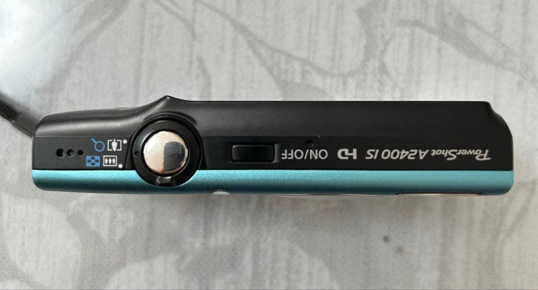 Canon PowerShot A2400 IS 水色【ケース付き】