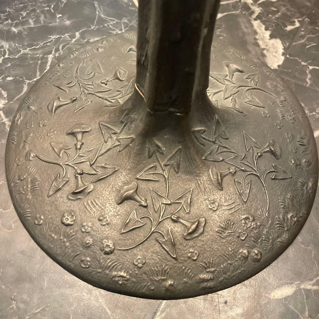 アンティーク　ステンドグラスランプ ハンドメイド