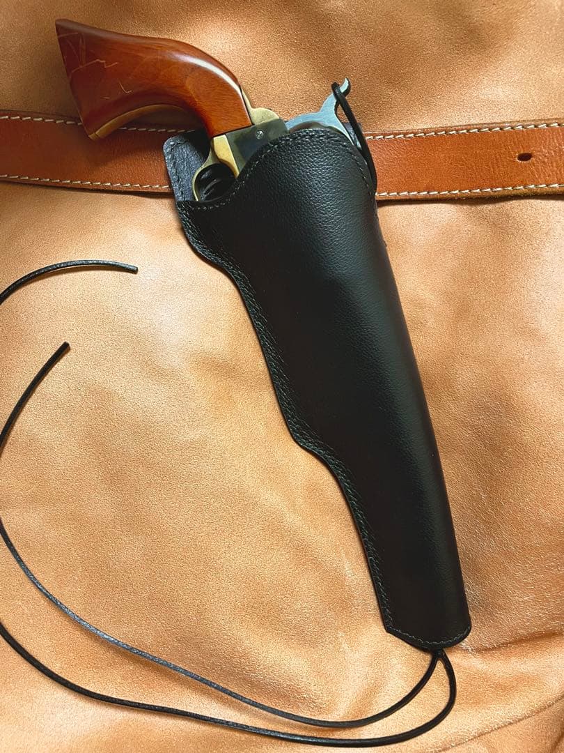 コルト M1848 ドラグーン用右利きレザーホルスター No.829