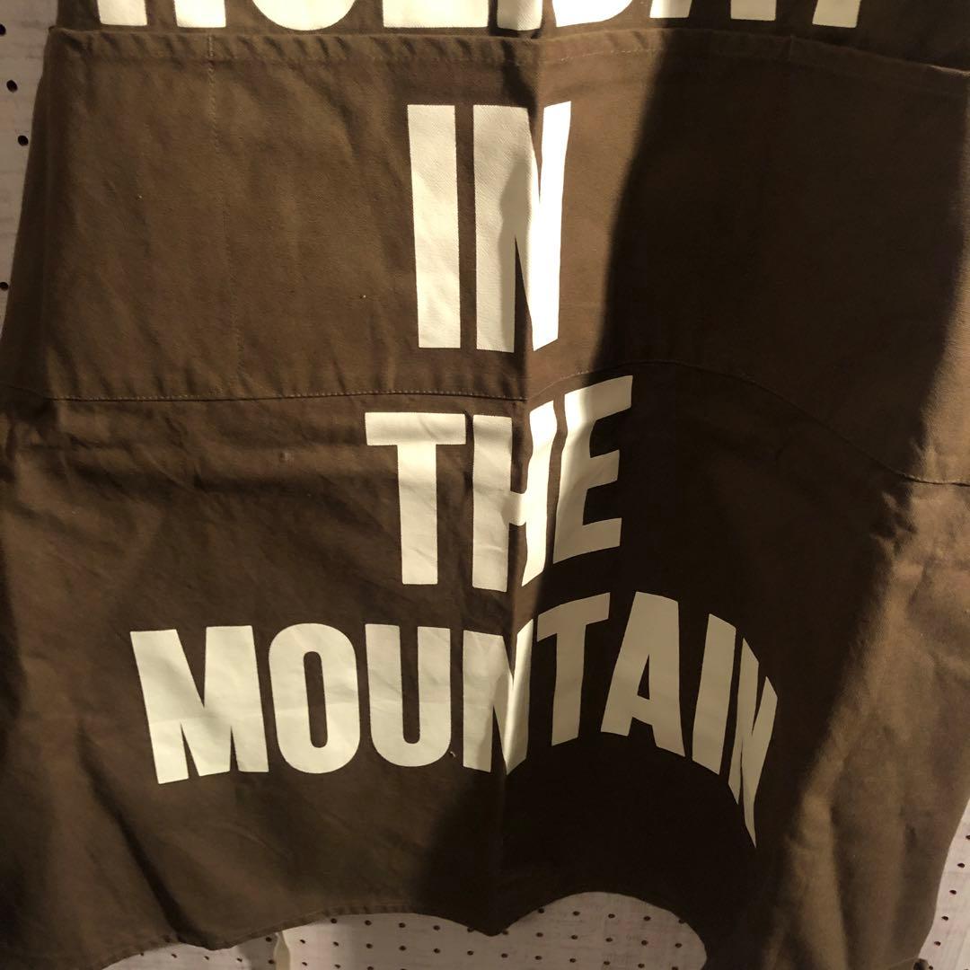 新品未使用品　mountain Research カーキ　エプロン　ダック地