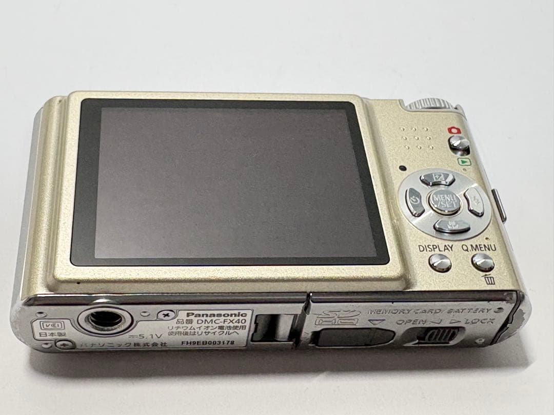 Panasonic LUMIX DMC-FX40 コンパクトカメラ ② 難あり