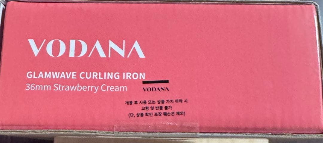お値下げしました！VODANA ウェーブアイロン 36mm ⓷