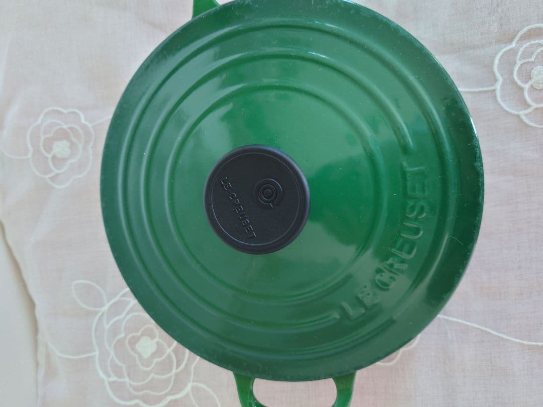 LE CREUSET　ル・クレーぜ　ココット　グリーン 18cm