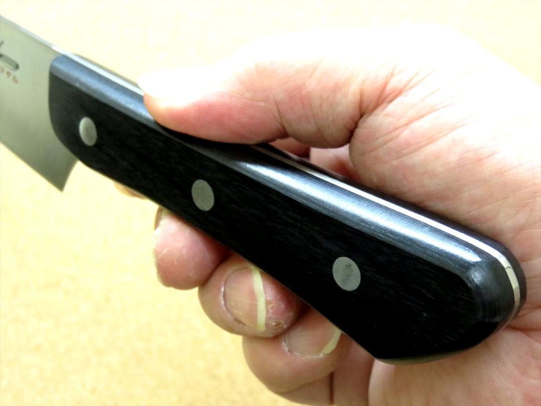 関の刃物 筋引包丁 200mm AUS-8 モリブデン ハム切り 刺身包丁 両刃