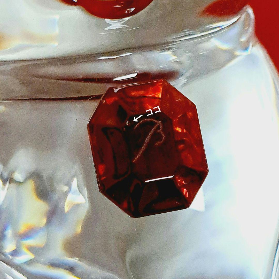 専用 バカラ まねき猫 レッドオクトゴン クリア 招き猫