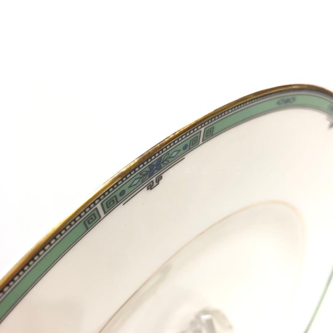 ウェッジウッド　プレート　ジェイド　グリーン　27cm
