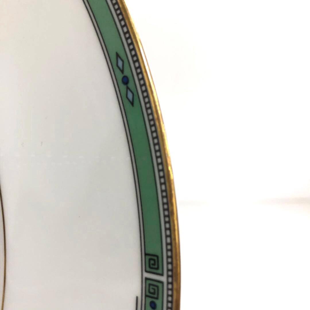  ウェッジウッド　プレート　ジェイド　グリーン　27cm