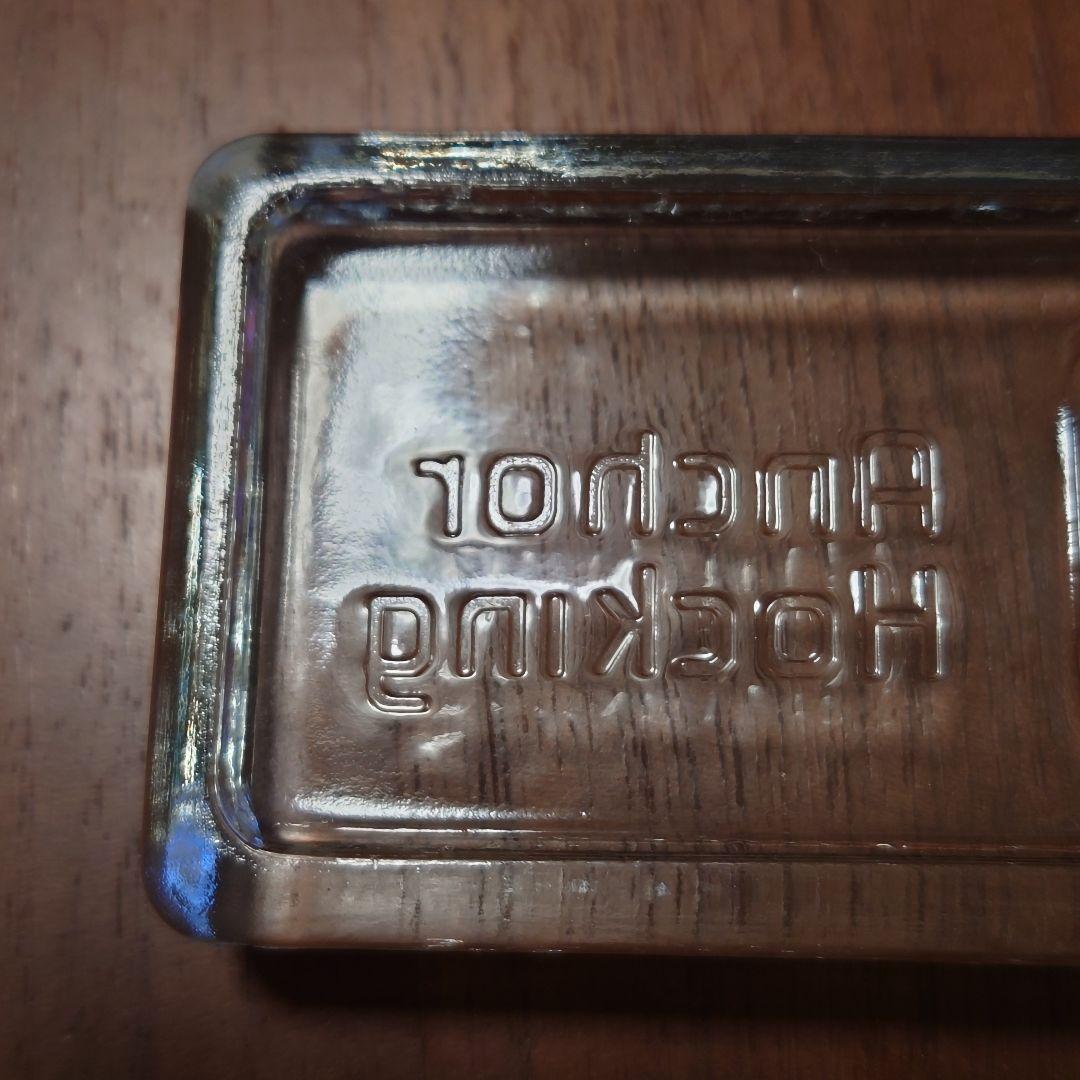 ※カケ・スレあり　アンカーホッキング【ペーパーウェイト　クリア】