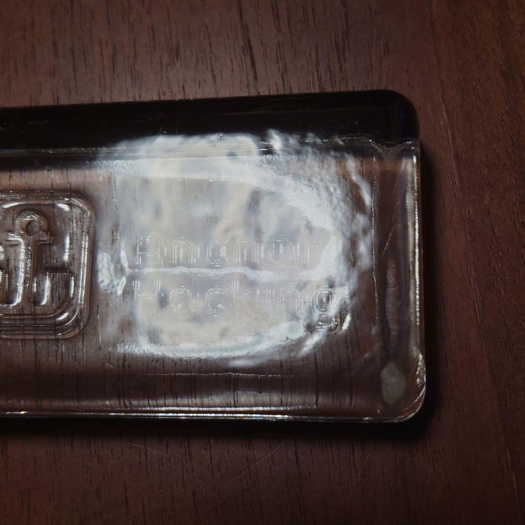 ※カケ・スレあり　アンカーホッキング【ペーパーウェイト　クリア】