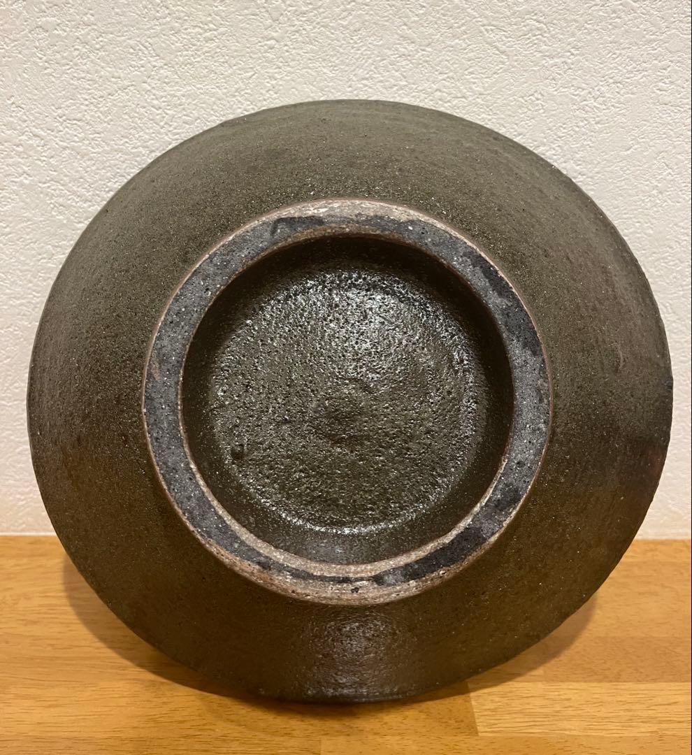 やちむん　照屋窯　照屋佳信さん　8.5寸皿　/ 26㎝　大皿