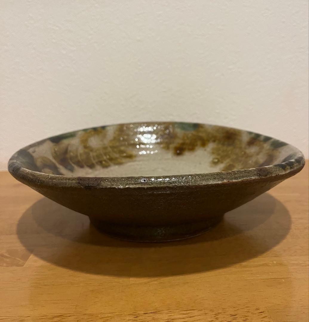 やちむん　照屋窯　照屋佳信さん　8.5寸皿　/ 26㎝　大皿