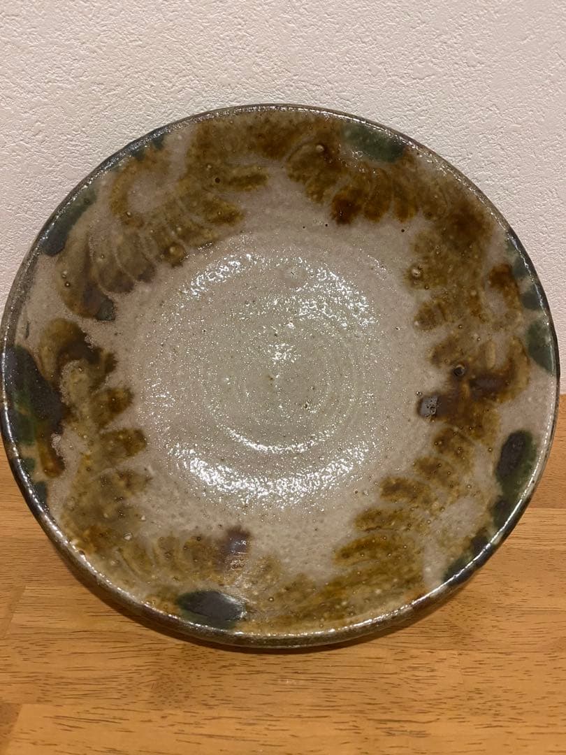 やちむん　照屋窯　照屋佳信さん　8.5寸皿　/ 26㎝　大皿