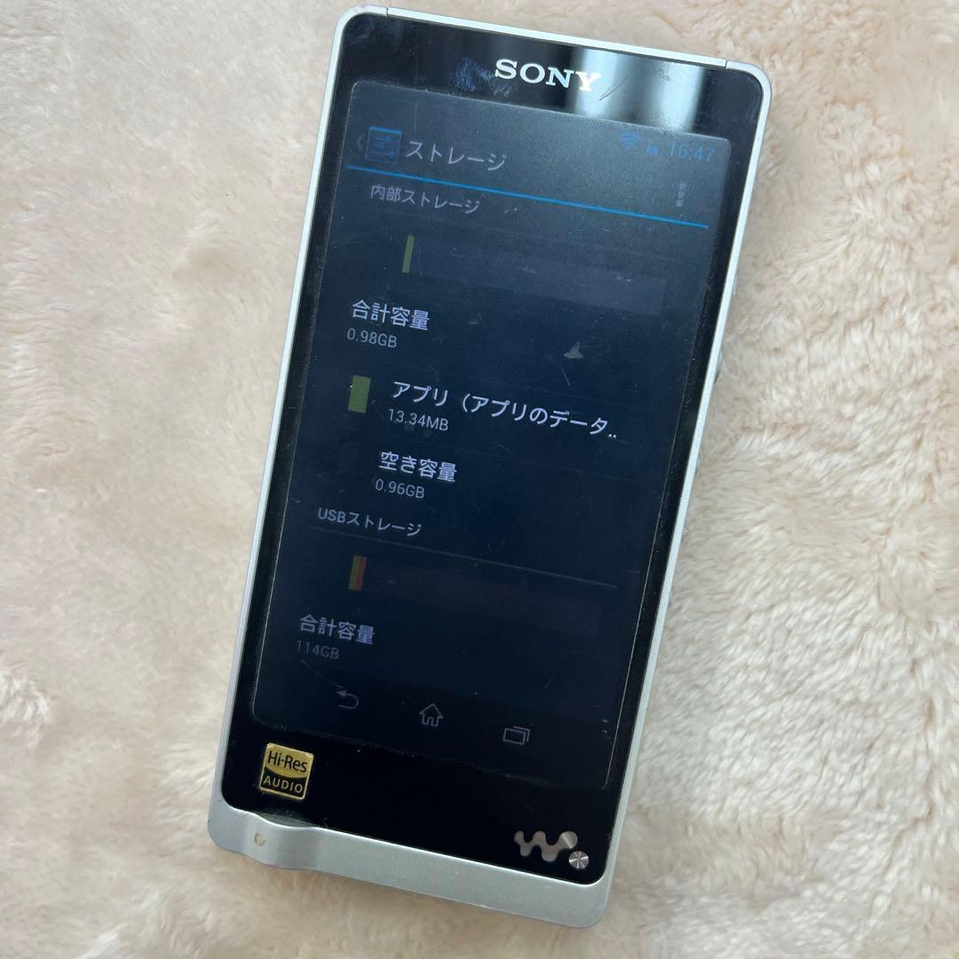 さ*ま様 通電◎ SONY NW-ZX100　デジタルオーディオプレーヤー　シル