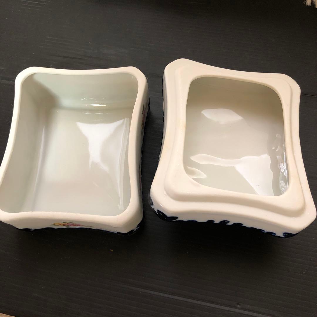 未使用品♡リチャードジノリ カポディモンテ 製陶花小物入れ