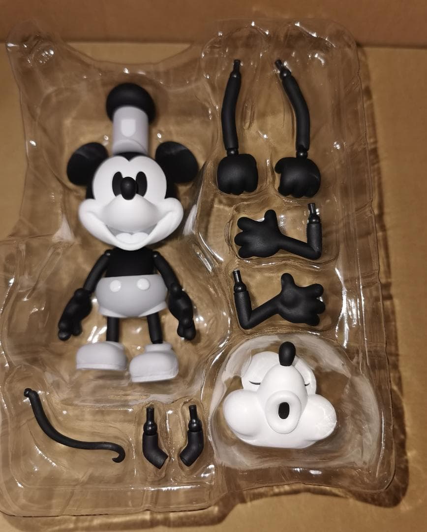 ねんどろいど ミッキーマウス 1928 シロクロ 開封品 美品