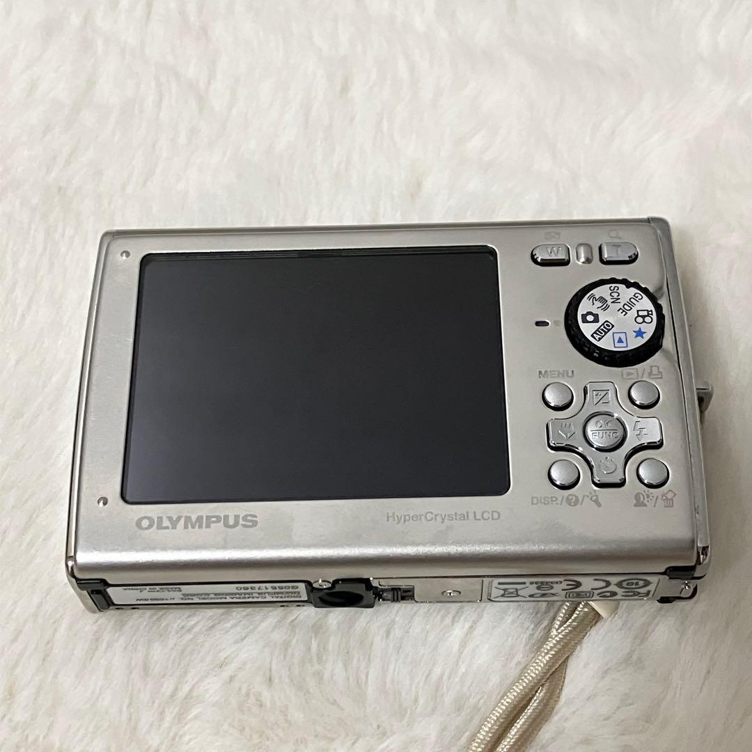 箱付 OLYMPUS デジタルカメラ μ1030SW メタルブラック デジカメ