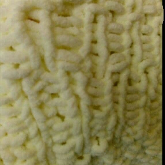 毛糸のウェディングドレス