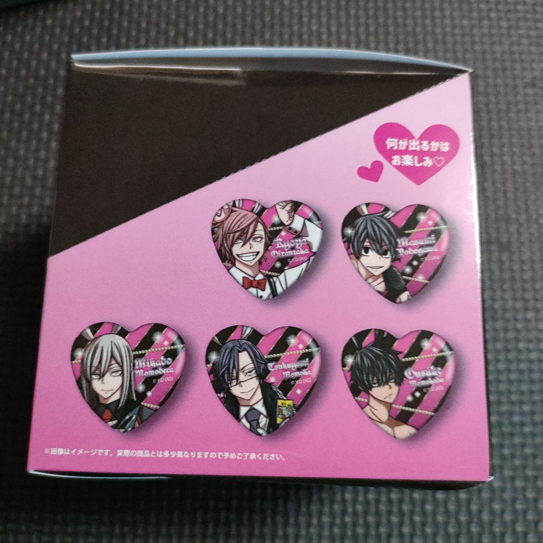 【まとめ売り】　桃源暗鬼　缶バッジBOX　バニー　メタリック　ハート型