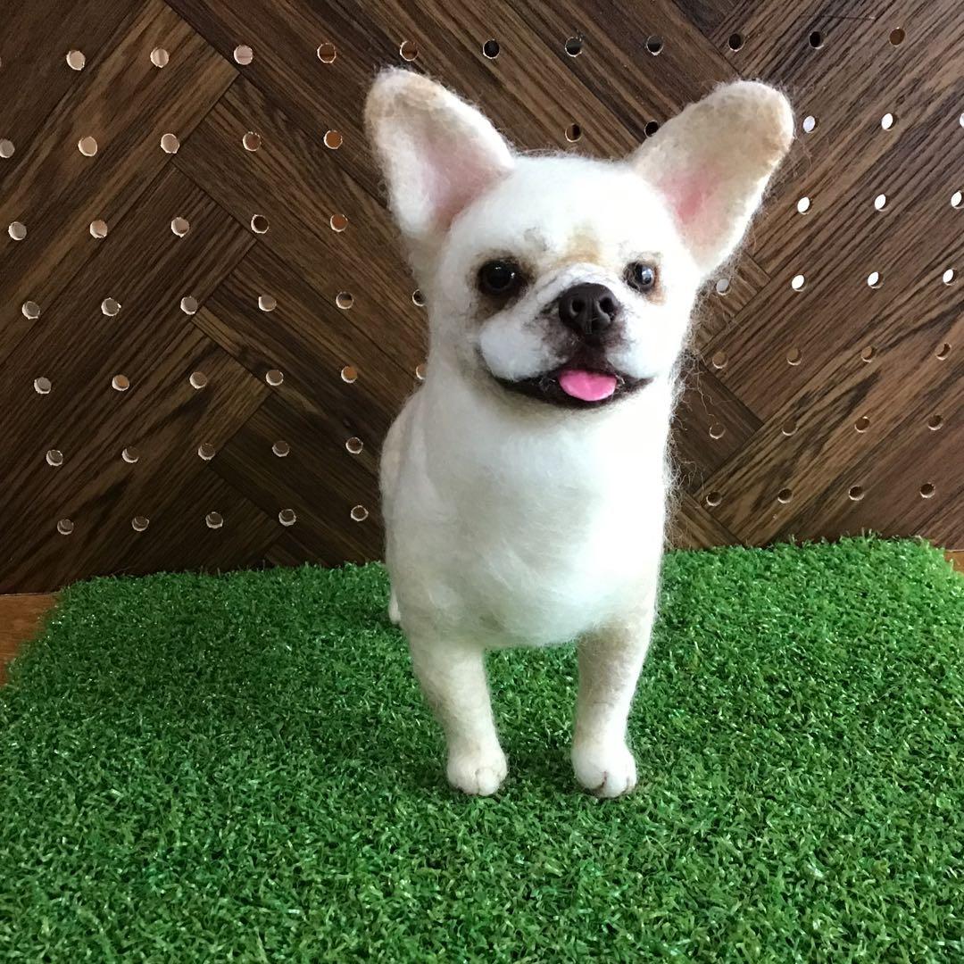 羊毛フェルト フレンチブルドッグ