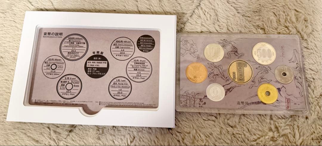 国宝 鳥獣人物戯画（甲巻）　兎　貨幣セット　造幣局　鳥獣戯画　うさぎ