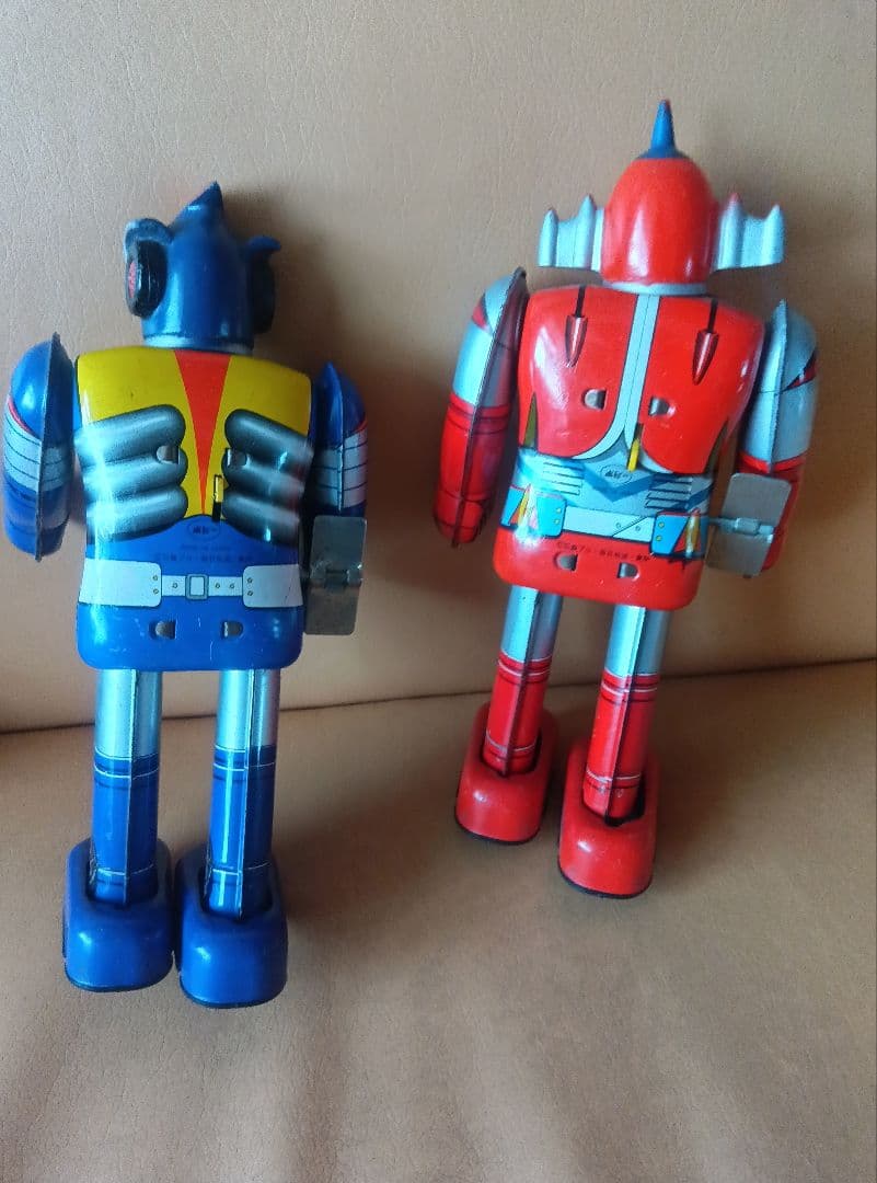 【極美品/当時物】ポピー 宇宙鉄人キョーダイン ブリキ 2体セット 1976年