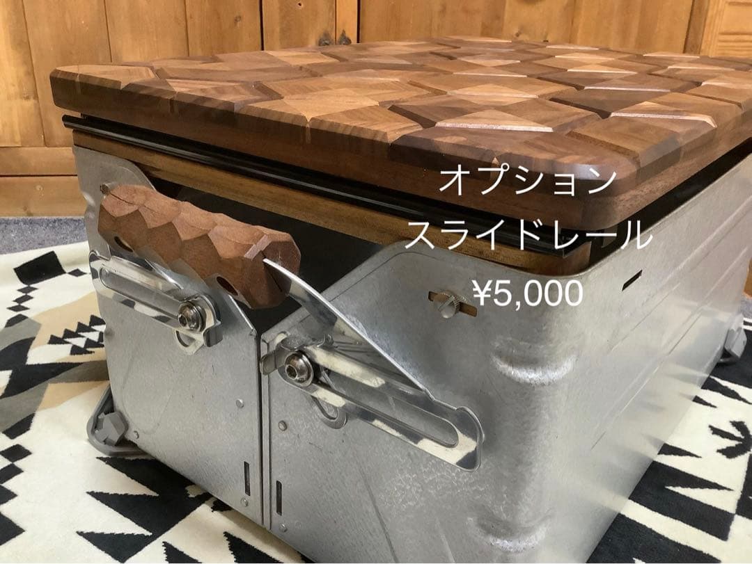 シェルフコンテナ25サイズ ヘキサゴン柄143 ウォールナット寄木