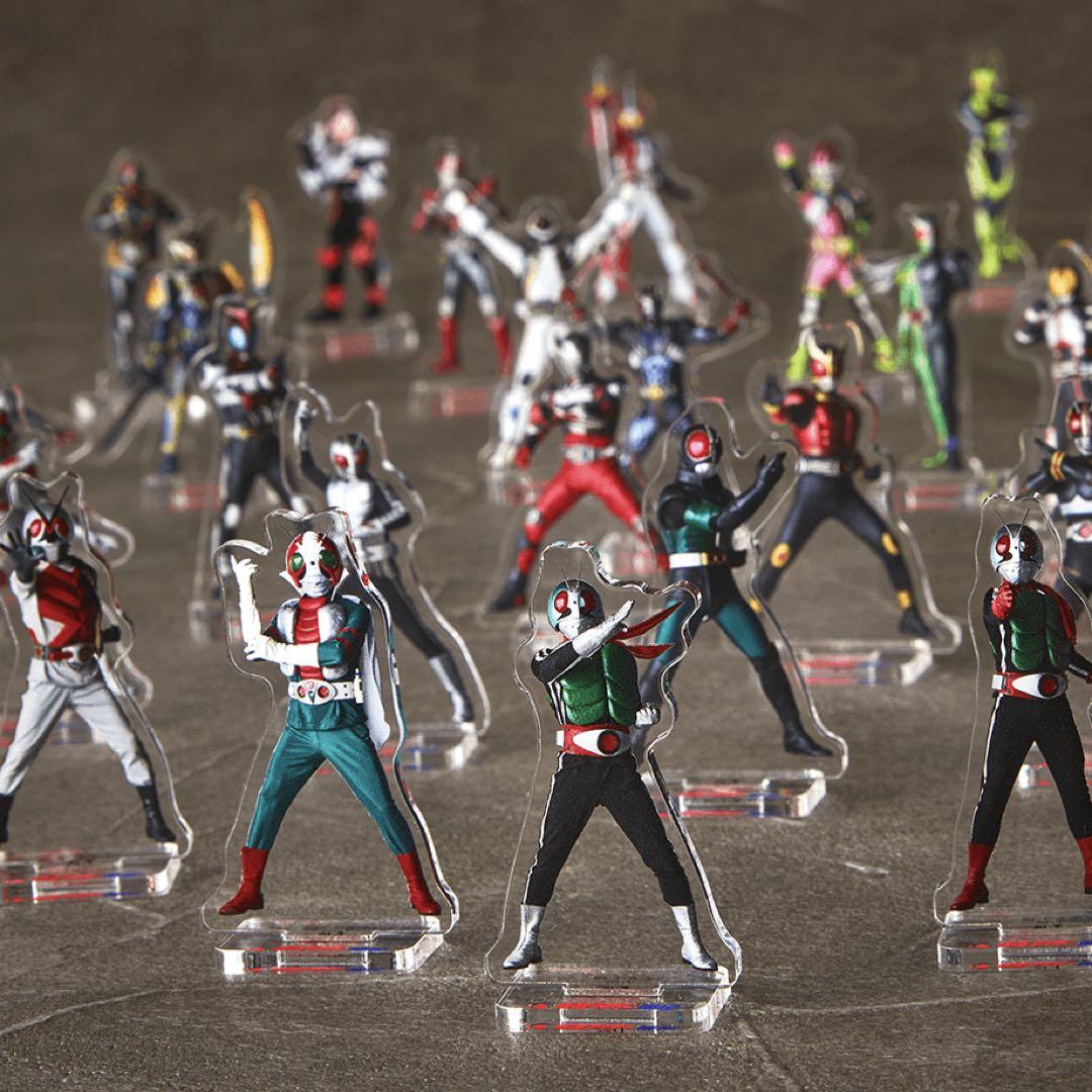 仮面ライダー アクリルフィギュアセット　仮面ライダー検定公式グッズ