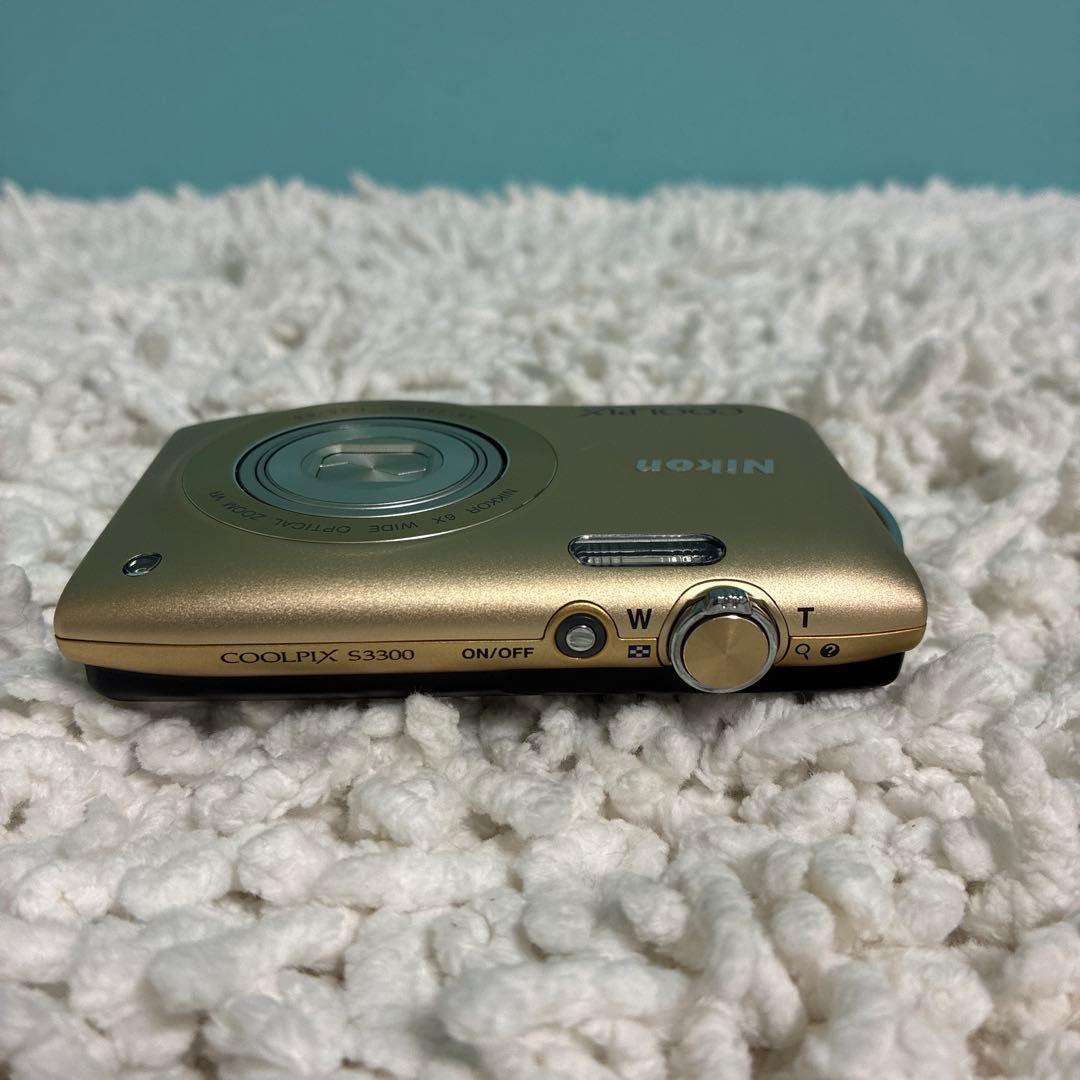 Nikon COOLPIX S3300 ニコン　ゴールド　動作確認済 人気カラー