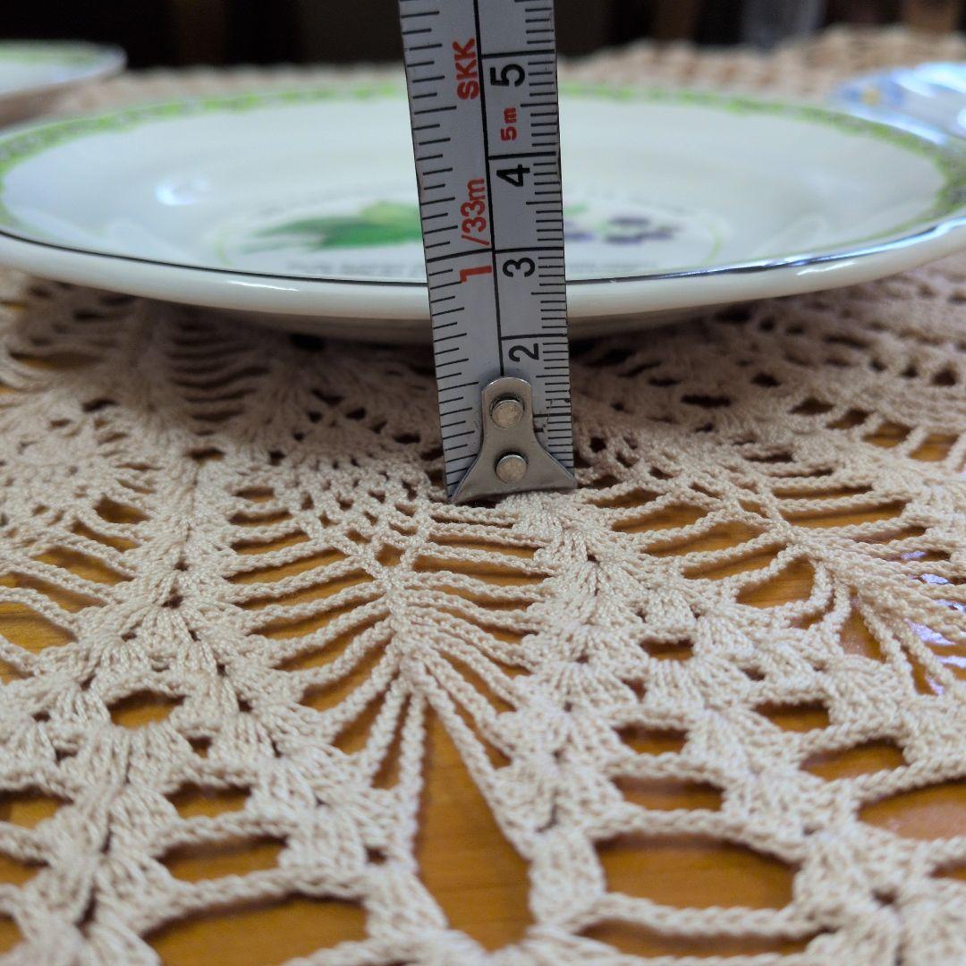 GIEN フルーツ柄プレート3枚　クィーンズ テディベア1枚